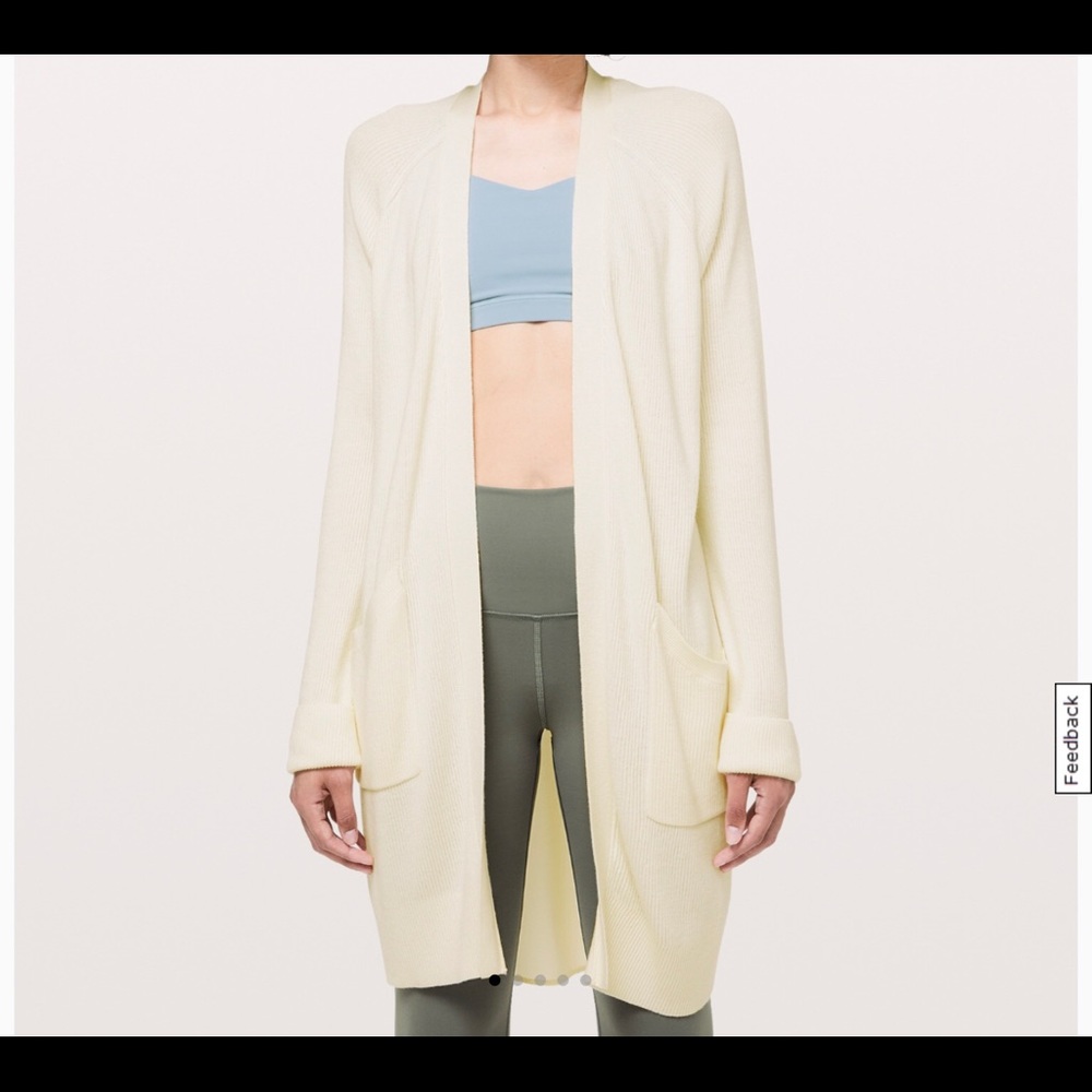 Lululemon still at ease wrap Sz 12